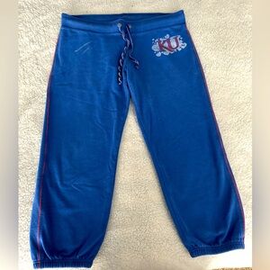 Victoria’s Secret Pink vintage Kansas cropped sweatpants